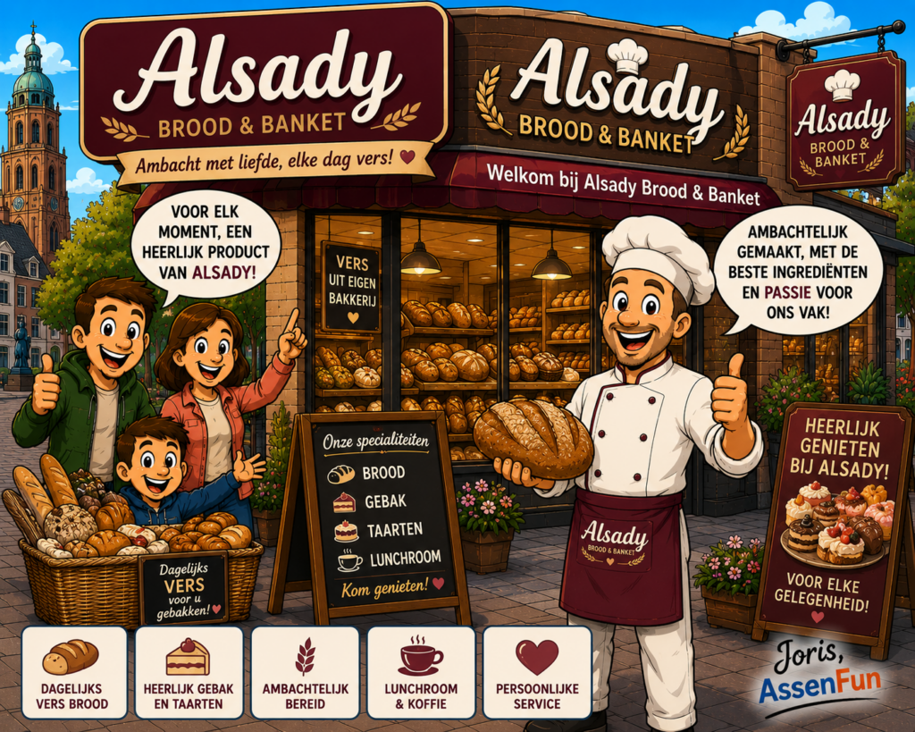 Alsady Brood & Banket Assen – Rolderstraat 24