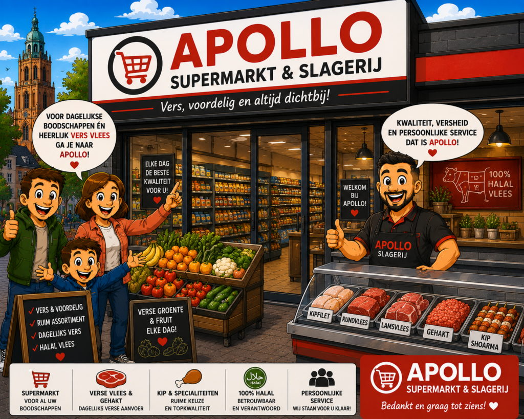 Apollo Supermarkt & Slagerij Assen – Apollopad 64