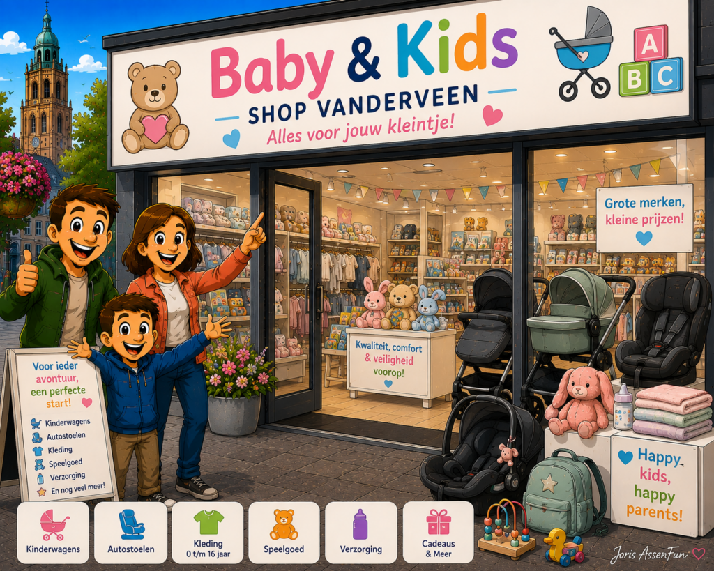 Baby & Kids Shop Vanderveen Assen – Koopmansplein 16