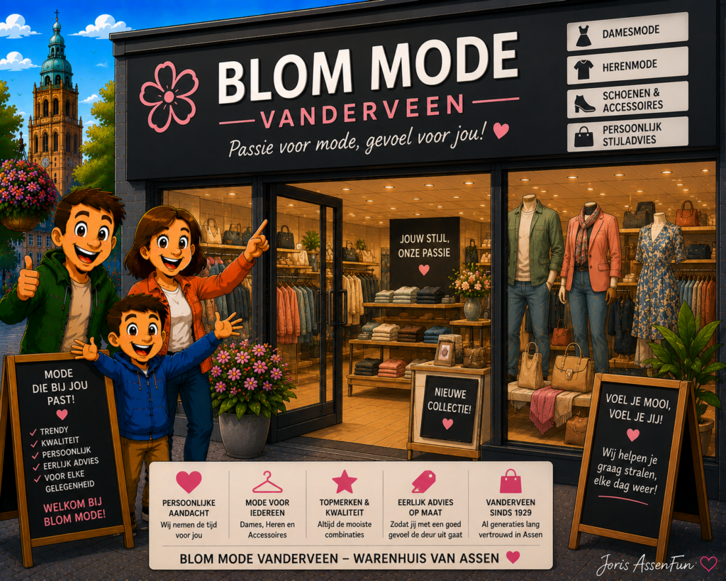 Blom Mode Vanderveen Assen – Koopmansplein 16