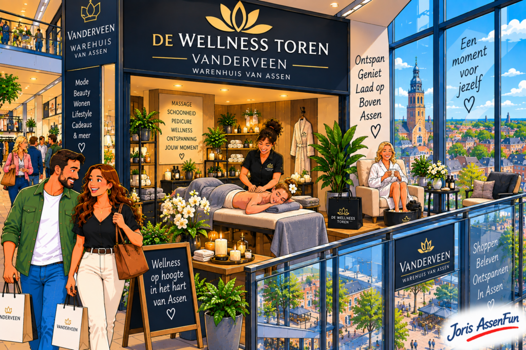 De Wellness Toren Vanderveen in Assen – massages, pedicure en wellness