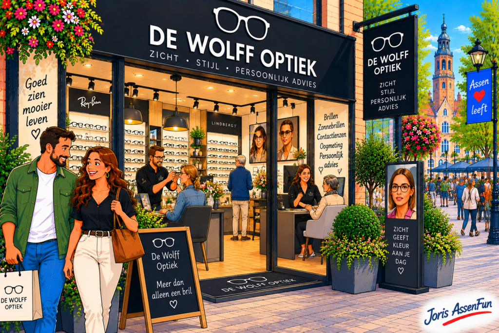 De Wolff Optiek in Assen – brillen, zonnebrillen, contactlenzen en oogmeting