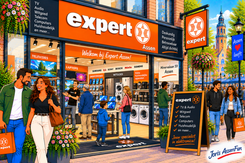 Expert in Assen – elektronica, witgoed, televisies, computers en smartphones