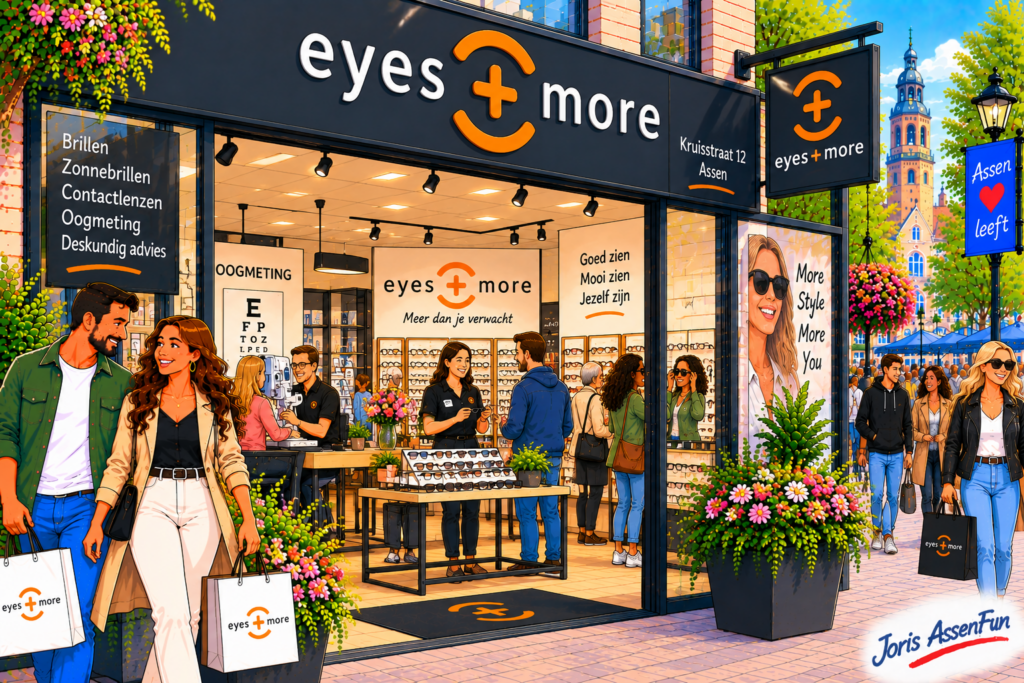 eyes + more in Assen – brillen, zonnebrillen, oogmeting en deskundig advies