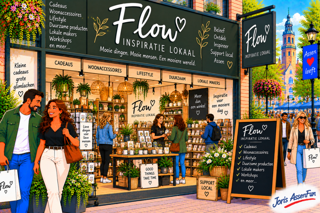 Flow Inspiratie Lokaal in Assen – handgemaakte producten, kunst, cadeaus en workshops