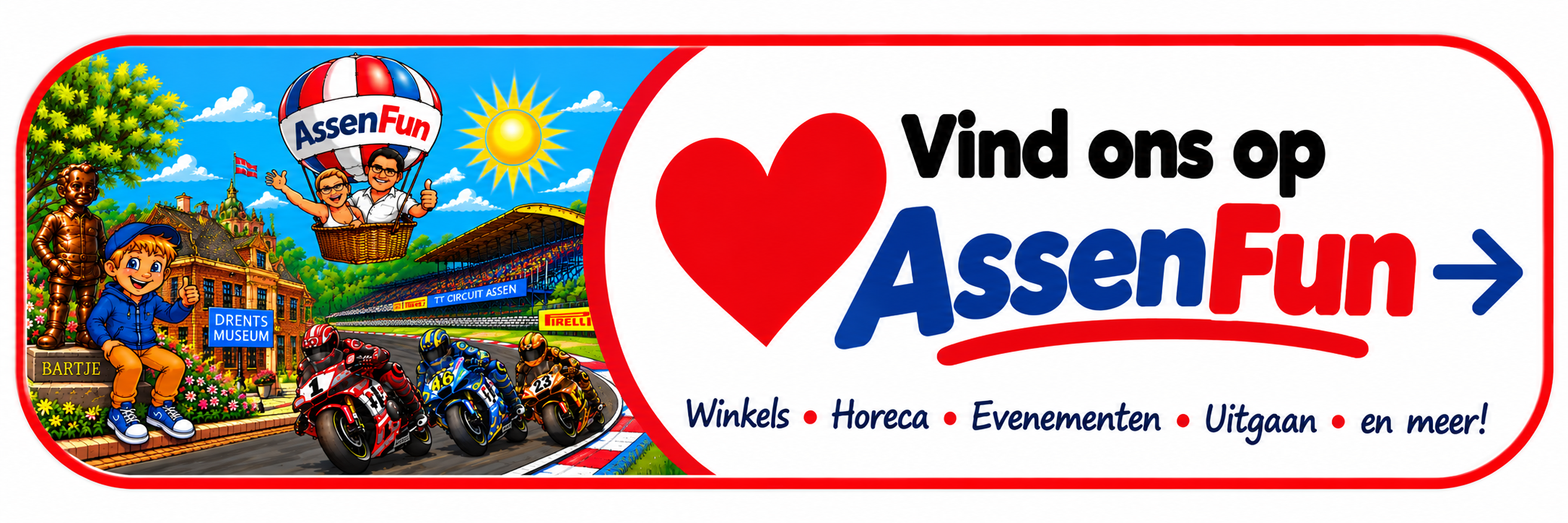 Kleine AssenFun-badge