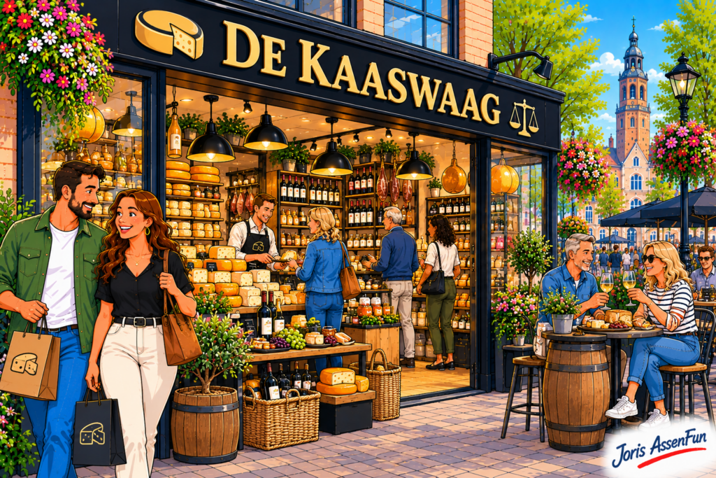 De Kaaswaag in Assen – kaas, wijn, delicatessen en lunch