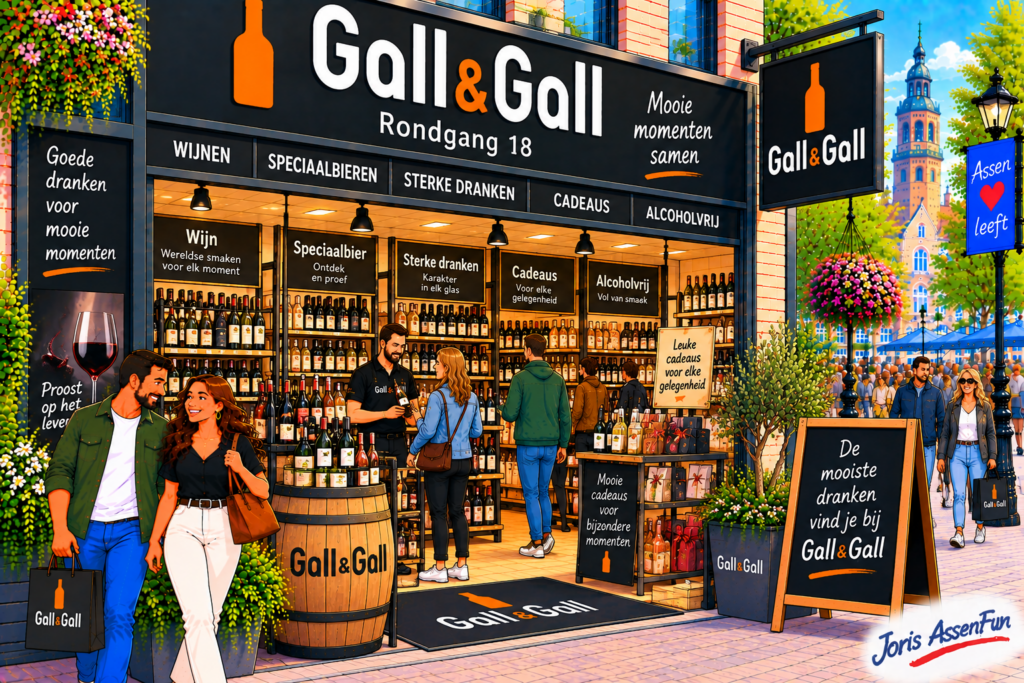 Gall & Gall Rondgang in Assen – wijn, speciaalbier, sterke dranken en cadeaus