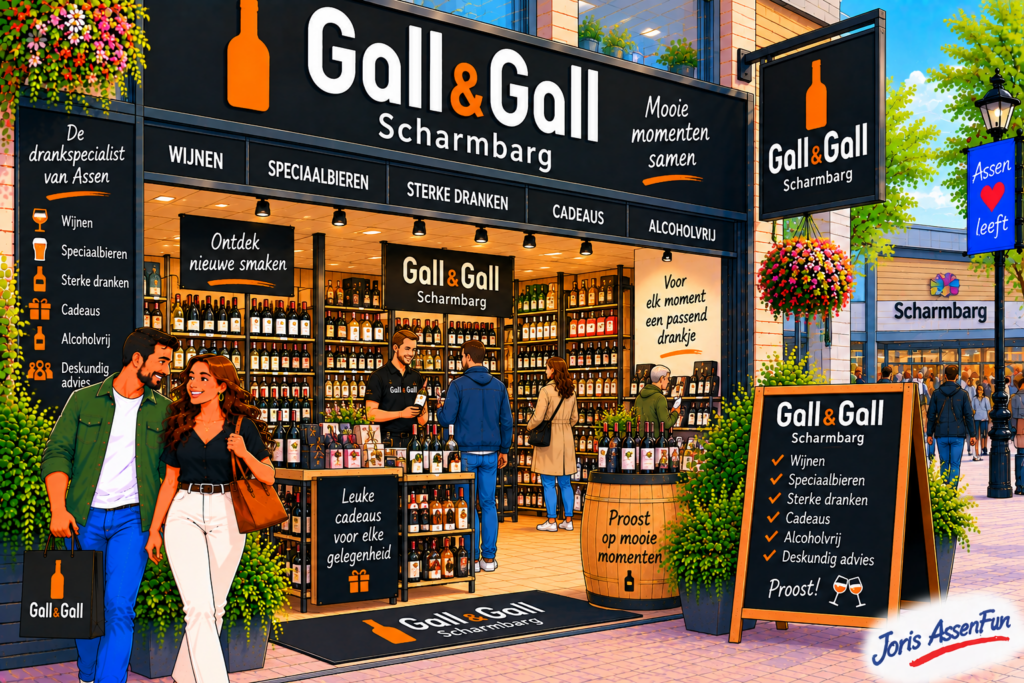 Gall & Gall Scharmbarg in Assen – wijn, speciaalbier, sterke dranken en cadeaus