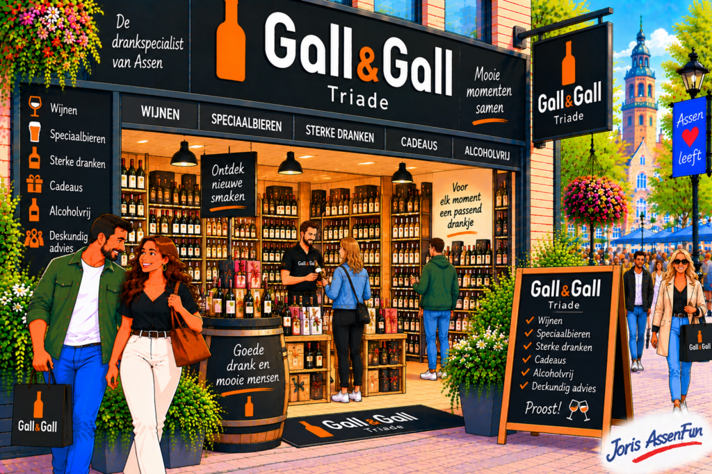 Gall & Gall Triade in Assen – wijn, speciaalbier, sterke dranken en cadeaus