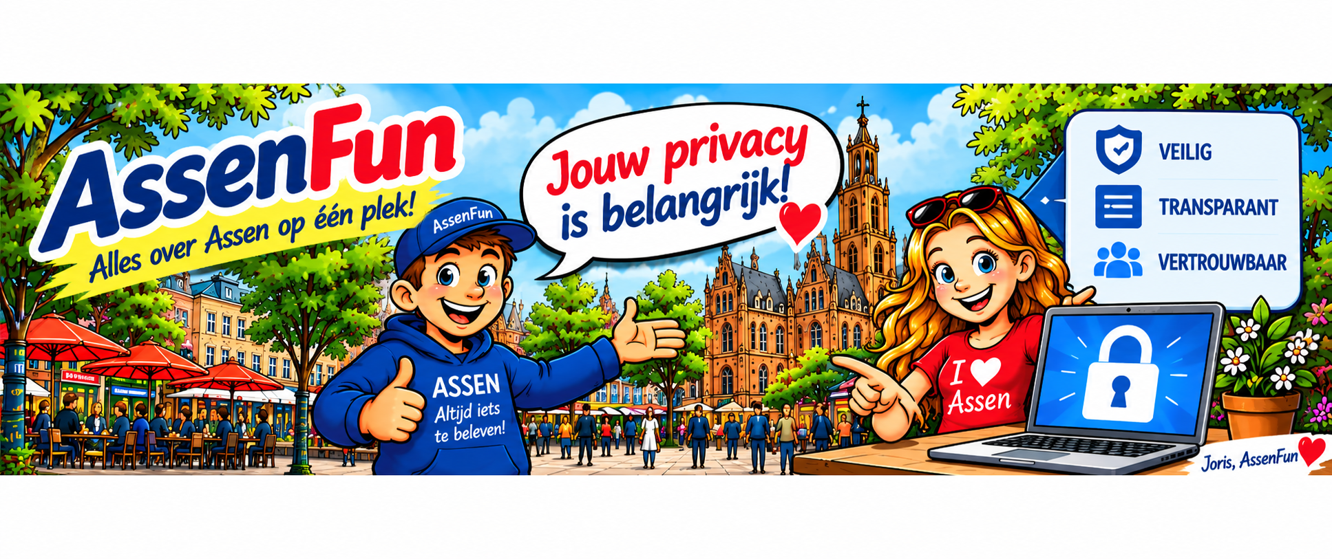 AssenFun privacybeleid banner