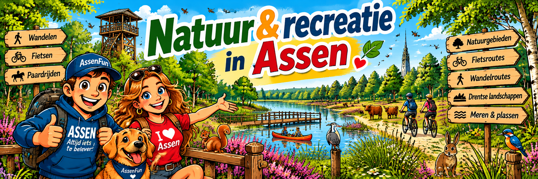 Natuur en recreatie in Assen